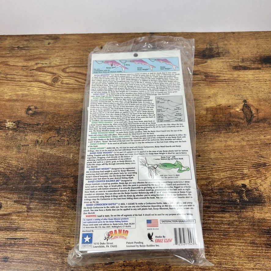 De Colección Banjo Minnow • Sistema de Pesca Bill Dance Banjo • Kit de 110 piezas señuelos para lubina Foto 4 de 4