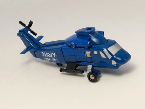Vintage 1984 Gobots Flip Top Navy Helicopter MR-40 Bandai Tonka Action Figure