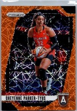 Cheyenne Parker-Tyus Orange Lazer Prizm WNBA Card #114