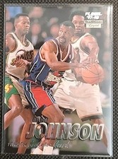 1997-98 Fleer Traditions Crystal #304 Eddie Johnson Rockets