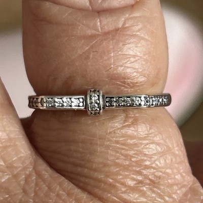 Original Pandora   Zarter Schleifenring  190906CZ   Größe 60   S925 ALE