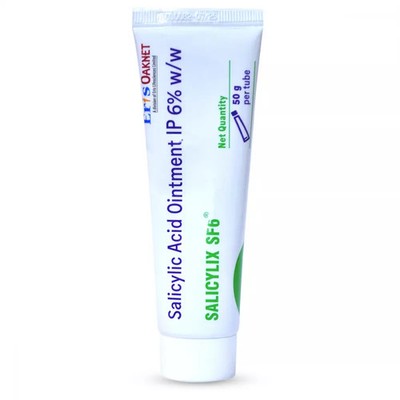 Dr Reddy's SF 6 Salicylic acid IP 6% w/w. Ointment base 50gm