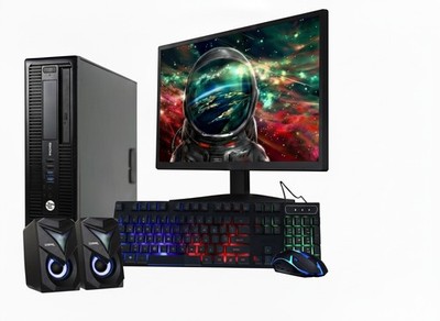 BASIC GAMING COMPUTER 27'' AMD QUAD CORE GPU 2GB R7 16GB 240SSD WINDOWS 11 RGB