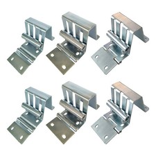 2x Garage Door Roller Brackets for Electric Flap Doors Hinge Fittings Parts