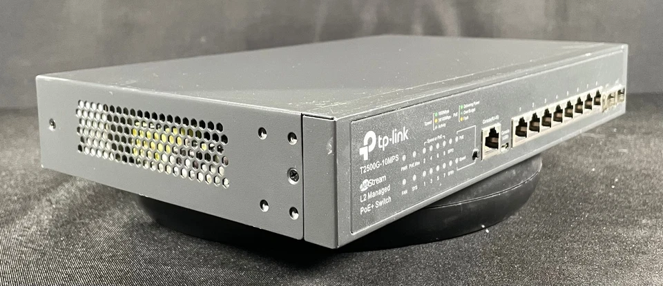 Tp-Link  T2500G-10MPS  JetStream 8-Port Gigabit Smart POE+ Switch w/2 SFP Slots - Image 2 of 4