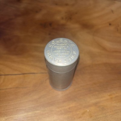 Antique Colgate Shave Stick  - 3'' Tall - Jersey City, NJ - Aluminum