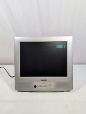 Sylvania LCD Color Television Retro Gaming Model 6615 15" Works No Remote