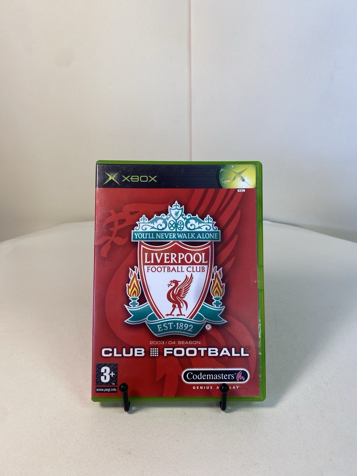 Club Football Liverpool FC 2003 / 2004 Season Xbox Original Game Complete Manual