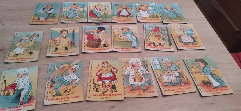 jeu ancien des 7 familles JLR Paris (début XXe). - Photo 3/3