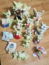 Lot Of 14 Real Musgrave Whimsical World Of Pocket Dragons Figures 