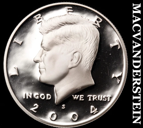 2004-S Silver Kennedy Half Dollar - Choice Gem Proof  Lustrous  #i1683