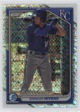 2024 Bowman Chrome Prospects Mini-Diamond Refractor Spencer Nivens #BCP-37 19gz