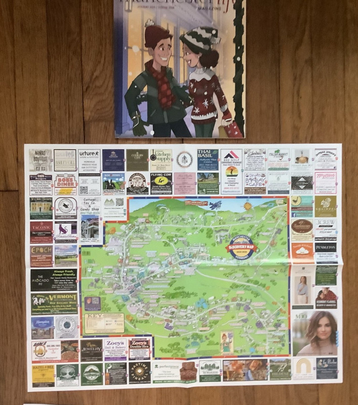 2025 & 2026 Manchester Life Magazine And Town Map NM
