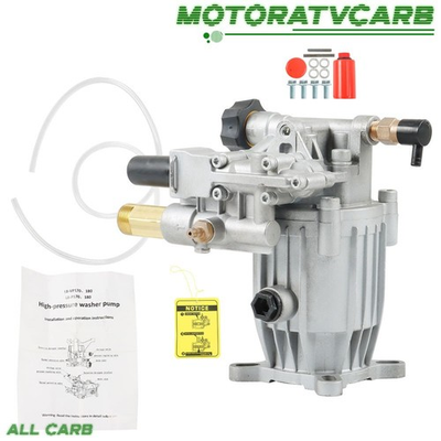 #ad ALL CARB Pressure Washer Pump 3 4 HorizShaft MAX 3000 PSI 2.5 GPM Oil Sealed $59.97