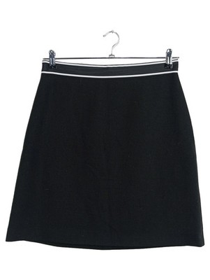 HALLHUBER Damen Minirock Gr. 40/L Schwarz Elegant Klassisch
