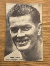 Vintage 1920's Gene Tunney Boxing Postcard, World Heavyweight Champion