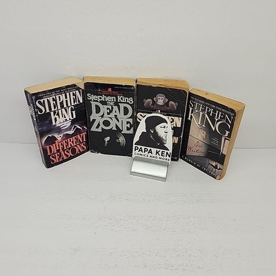 Stephen King 4 Book Lot Paperback Different Seasons On Writing Dead Zone +
