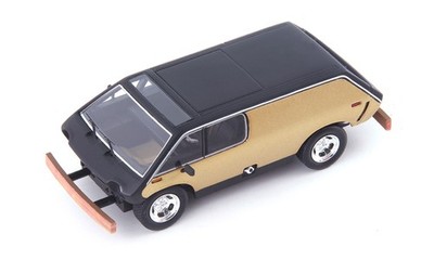 Auto Cult 60141 1/43 Brubaker Box Modellauto Gold Schwarz Diecast