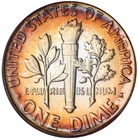 1955 Toned Roosevelt Dime Proof NGC PF 66 PR See Video Toning Silver Coin 10C