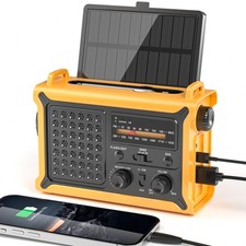 Weather Radios Portable AM FM NOAA Alert with Battery Backup 12000mAh 44400mW...