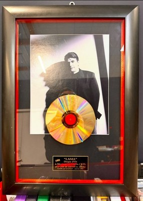 Serge Lama Rare Official GOLD DISC LAMA Certified SNEP