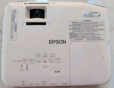 Epson VS230 3LCD HDMI Wall  Projector  Retro Gaming Tv N64 PS4 Etc
