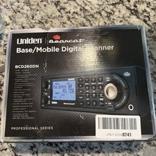 Uniden BCD260DN Mobile Digital and Analog Scanner Tons of Features Brand New
