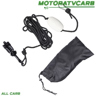 ALL-CARB 1Pack 1.5KG For Grapnel Boat Marine Kayak Anchor Set Black Folding