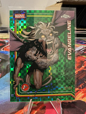 Topps 2026 Topps Chrome Marvel Evangeline #117 Green Xfractor 97/99