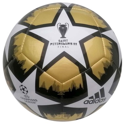 Adidas Finale 22 UEFA Champions League 2022 Club Football Ball Goal Gold