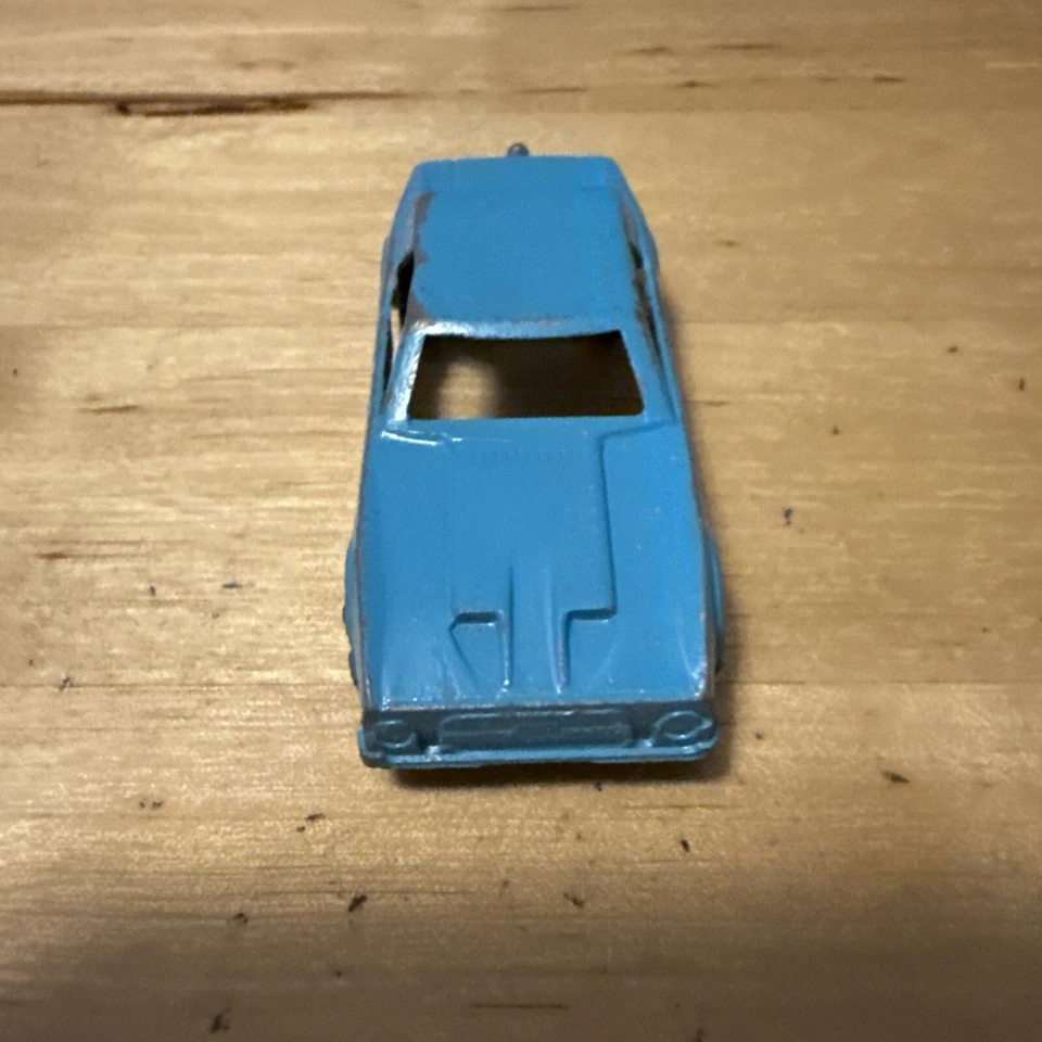 Coche de carreras diecast de colección juguete años 50 antiguo mini midgetoy de metal azul hecho en EE. UU. 2" Foto 2 de 4