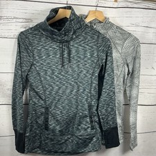 Running Top x 2 Women's Size M Medium Layer 8 & Kirkland Long Sleeves