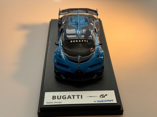 LookSmart Bugatti Vision Gran Turismo 1:43 LS453 Blue Carbonium rarità #304 - Foto 16 di 23