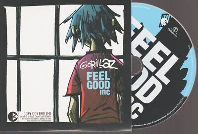Gorillaz Feel Good Inc Cd Single Cardsleeve - Madcjay