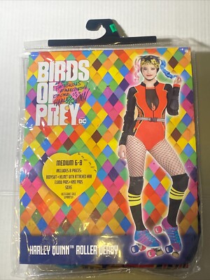 Dプライス Birds of Prey Costume Harley Quinn Cosplay Costume Red