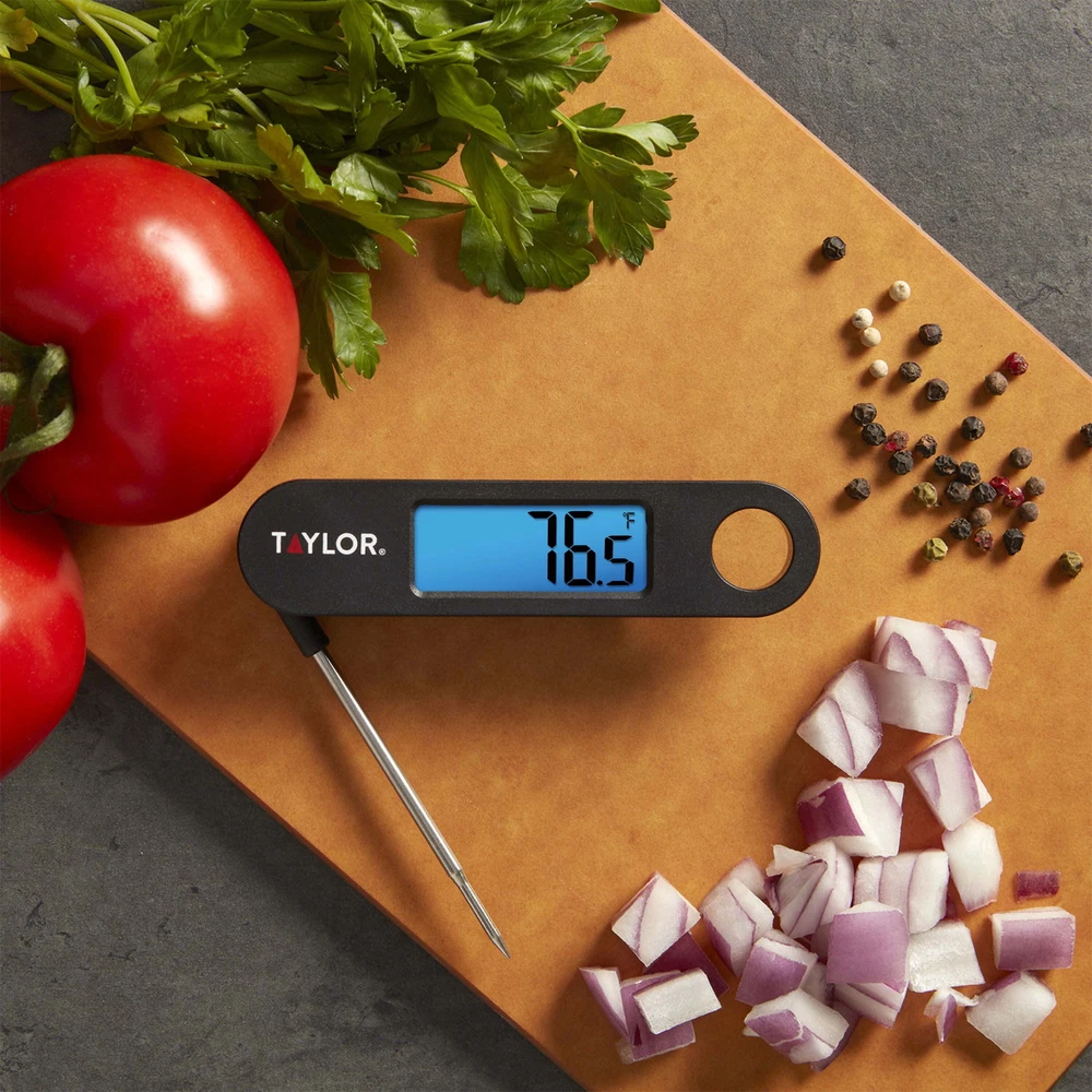 Digital Meat Thermometer Folding Probe Stainless Steel W/ Backlight Display NEW Digital Meat Thermometer Folding Probe Stainless Steel W/ Backlight Display NEW