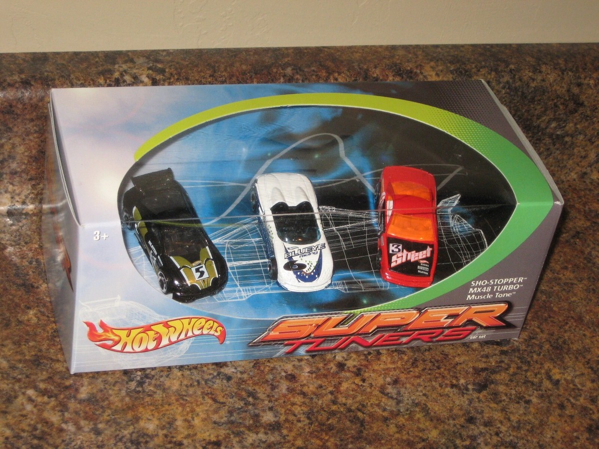 ★本日まで★チーキー　レインボー　2007 2000 Hot Wheels Super Tuners Box Set MX48 Turbo Muscle Tone Sho