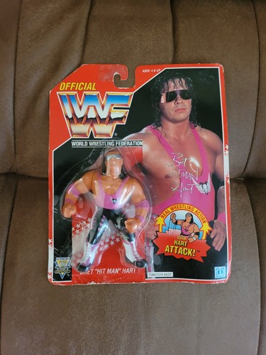 WWF Hasbro Series 8 Bret Hart In Package WWE...