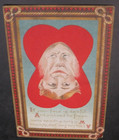 Vintage Valentine Flip Two Face Comic Humor Postcard — photo 2