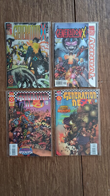 Generation X #1 1996, Gen X '97 Annual, Generation Next #3, 4 NM Lot of 4 Marvel