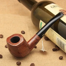MUXIANG Rosewood Tobacco Smoking Pipe 9mm Filter