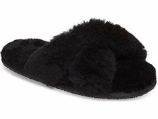 Patricia Green - Mt. Hood Shearling Slipper - Black - Size 10