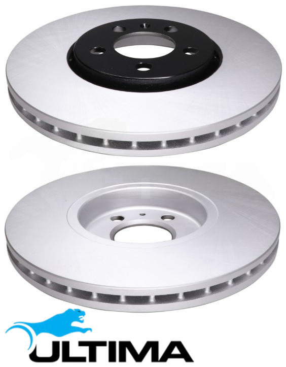 ULTIMA FRONT VENTED DISC BRAKE ROTORS FOR VOLKSWAGEN BORA 1J AQN 2.3 V5 OD 288MM