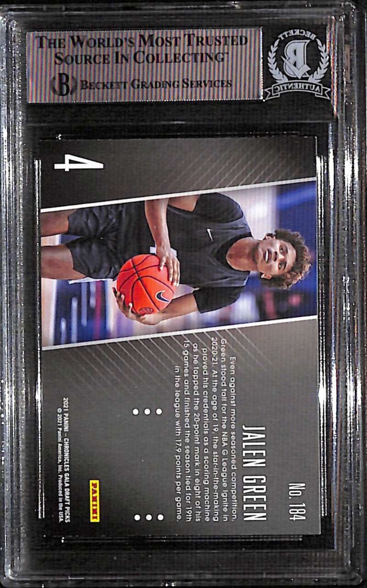 NBAカード JALEN GREEN AUTO 2022-23 Donruss Optic Jalen Green Signature Series Green Auto