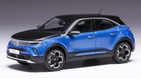 Ixo 1/43 Model Opel Mokka E 2022 Blau Modellbau Statisches Modell Diecast