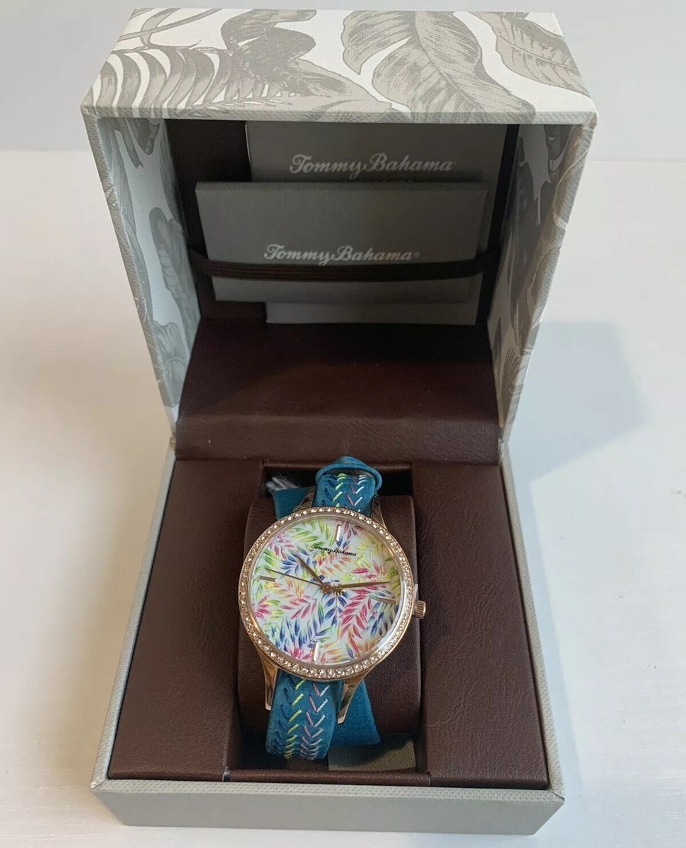 Ladies Tommy Bahama floral leather watch Ladies Tommy Bahama flower watch leather | Mercari main image 2