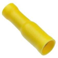 50 x Yellow Female Bullet Insulated Crimp Terminal Connector