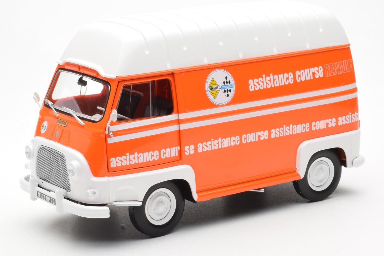185123 Renault Estafette Orange Assistance Course Norev 1/18