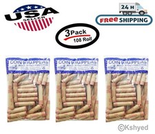 108 ROLLS PREFORMED PENNIES COIN WRAPPERS TUBES 50 CENT 3 Pack Free Shipping