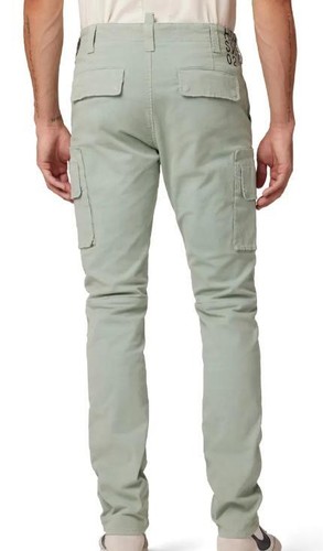 Pantalones de mezclilla ajustados militares apilados para hombre Hudson en salvia ligera talla 29 12159 - Imagen 3 de 5